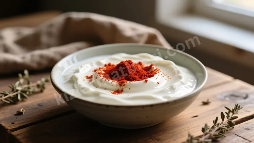 pul biberli yogurt kuru